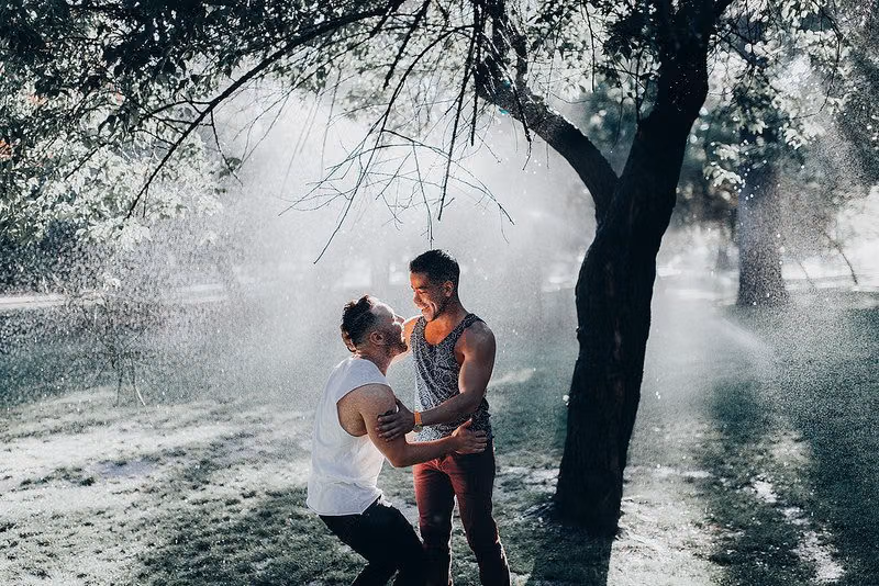 cute gay couple