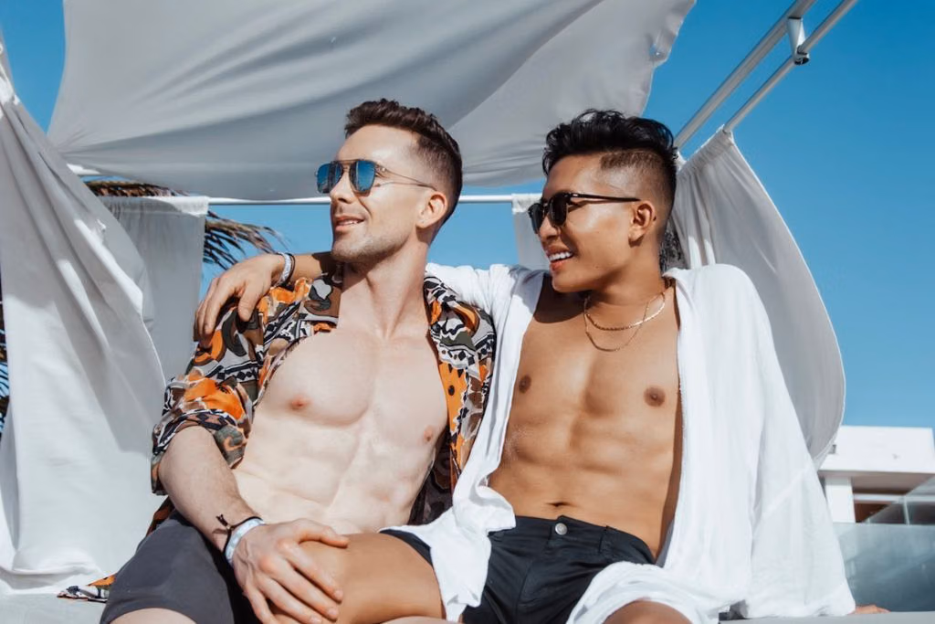 Mark and Bae, the co-founders of The Authentic Gay.