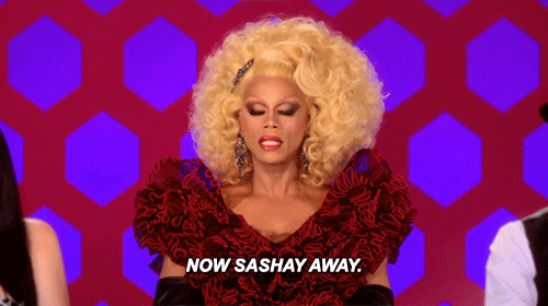 sashay away