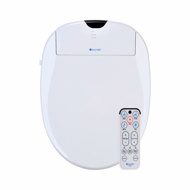 Brondell S1000-RW Swash 1000 Advanced Bidet Round Toilet Seat