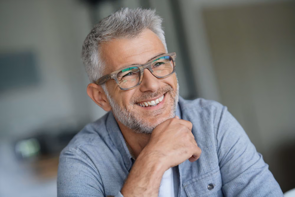 attractive old man