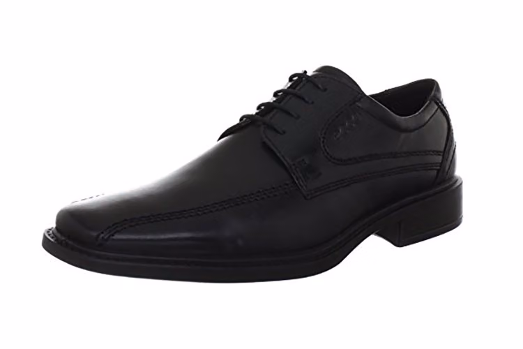 ECCO Men's New Jersey lace-up oxford with a bicycle toe