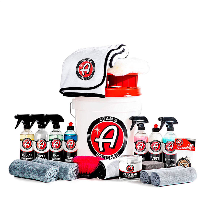 Adam's Essentials Complete Car Detailing Upgraded Kit