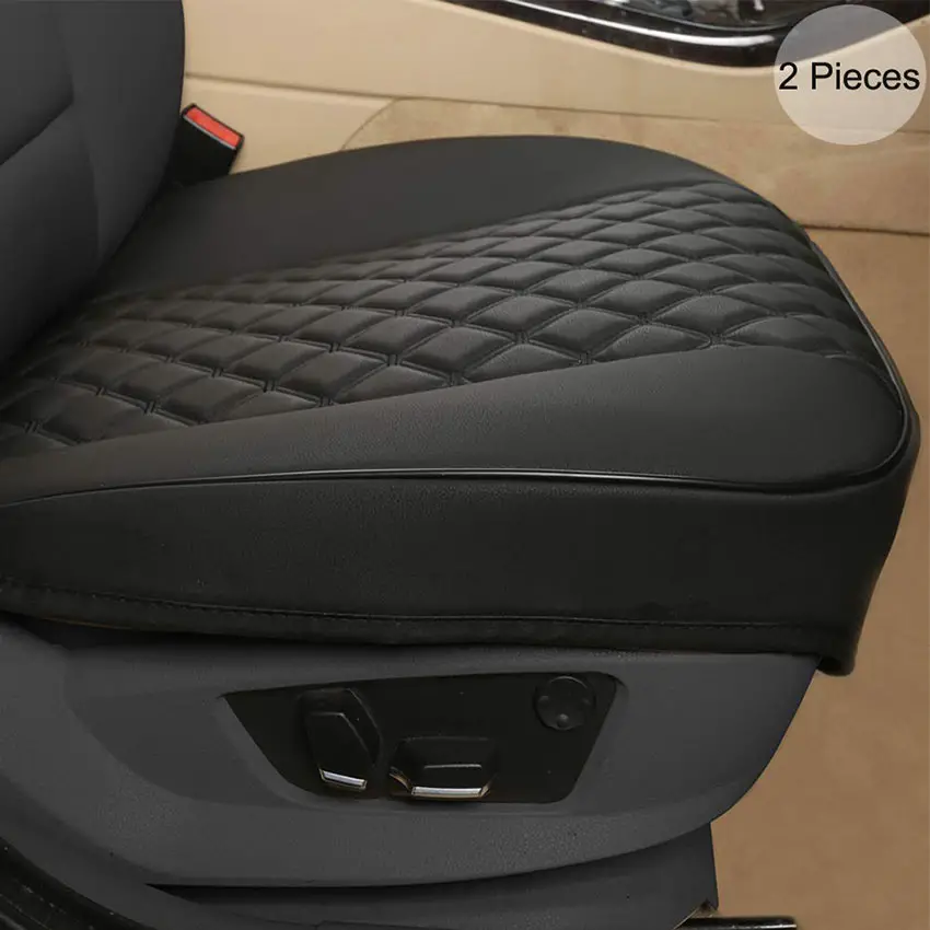 Black Panther PU Car Seat Covers, Front Seat Protectors