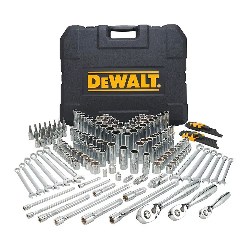 DEWALT Mechanics Tool Kit and Socket Set, 204 Pieces