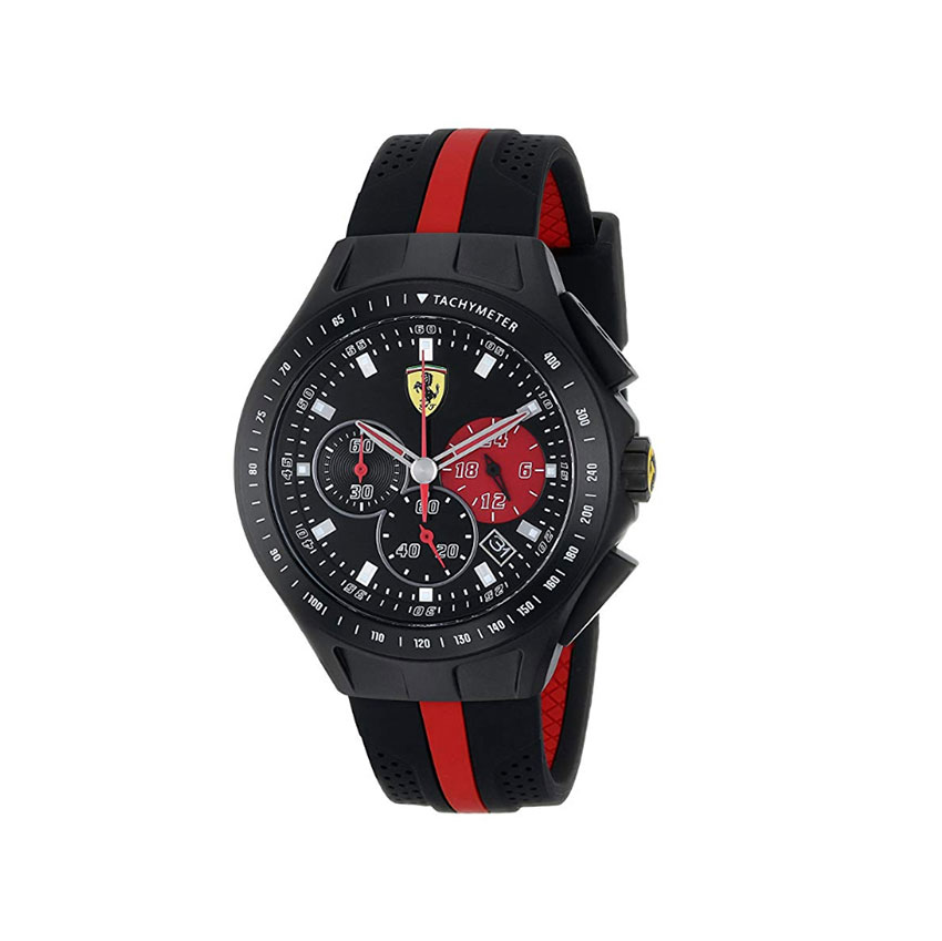 Ferrari Men's 0830023 Race Day Analog Display Quartz Black Watch