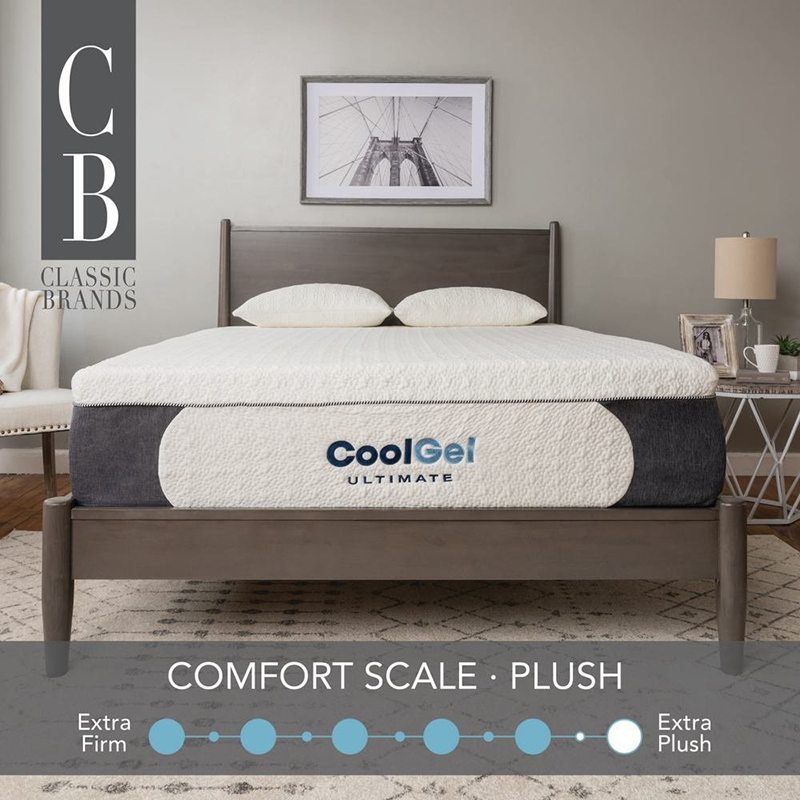Classic Brands 11-Inch Eloquence Memory Foam Mattress