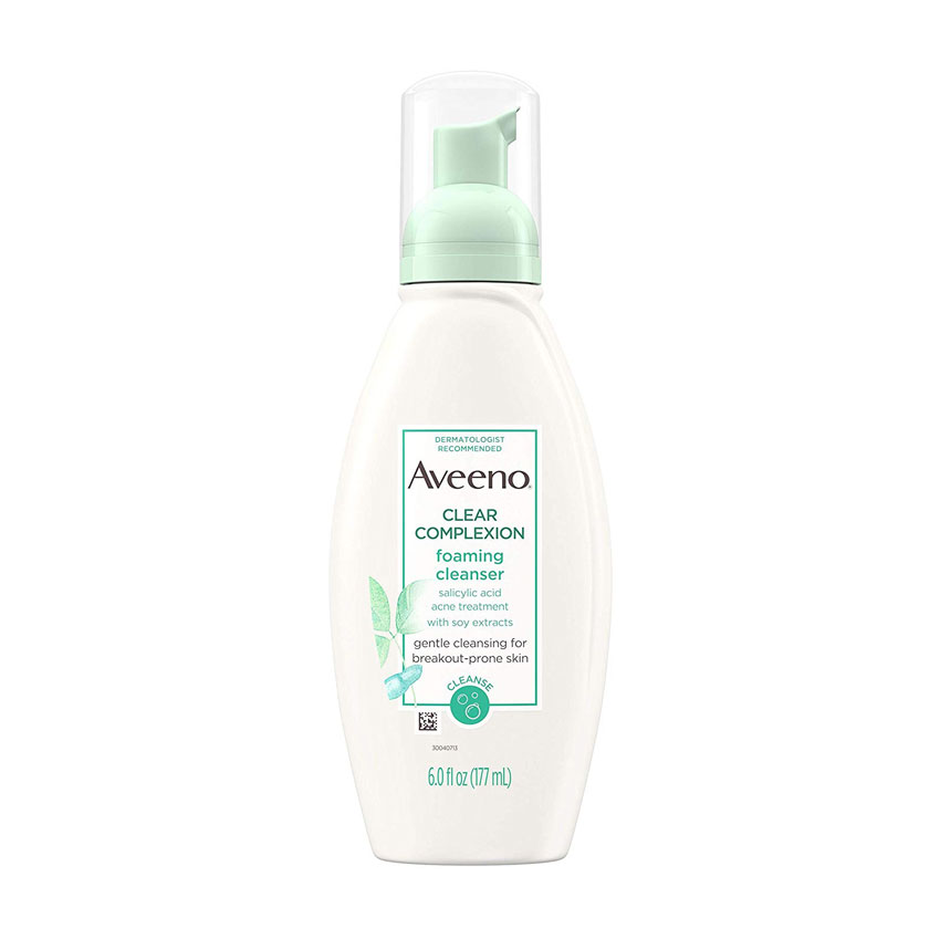 Aveeno Clear Complexion Foaming Oil-Free Facial Cleanser with Salicylic Acid