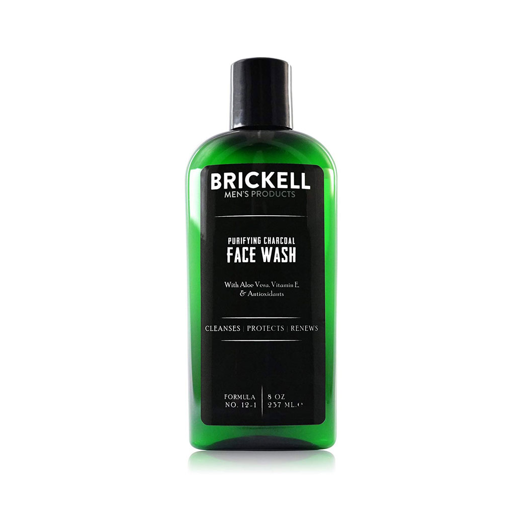 Brickell Men's Purifying Charcoal Face Wash for Men