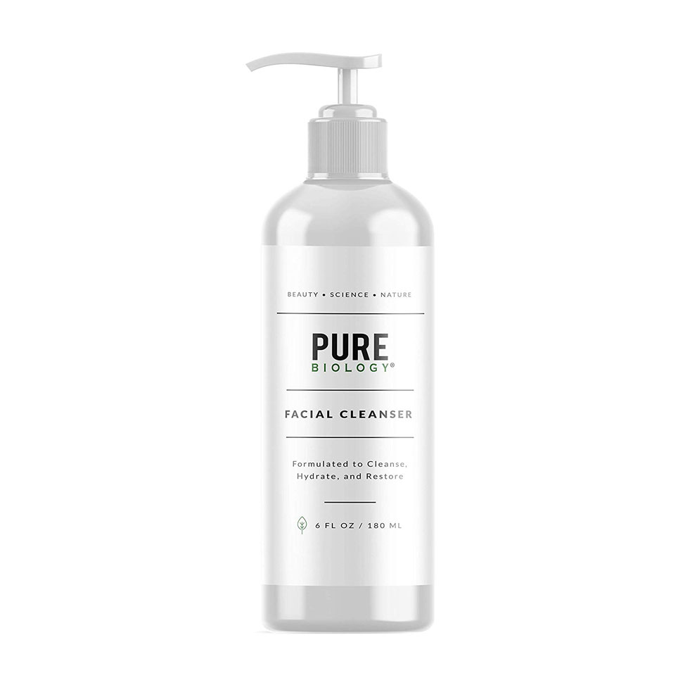 Pure Biology Facial Cleanser with Hyaluronic Acid
