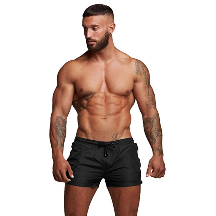 TONLEN Mens Swimwear Sports Shorts