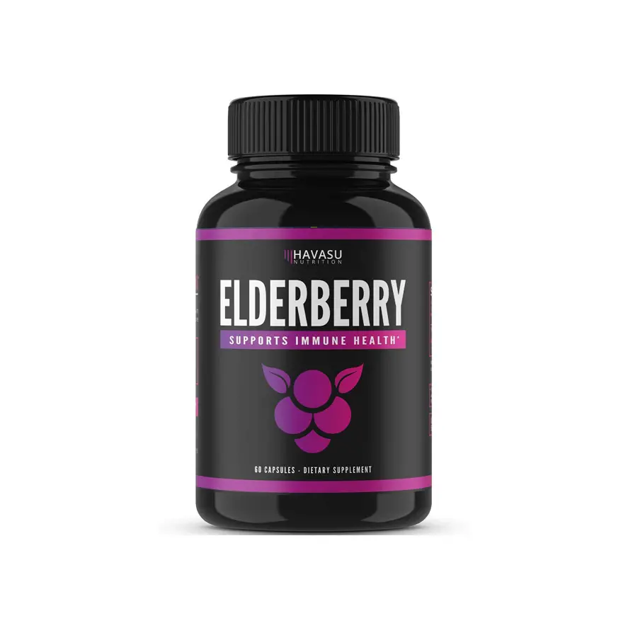 Havasu Nutrition Elderberry Capsules with Sambucus Nigra and Antioxidants
