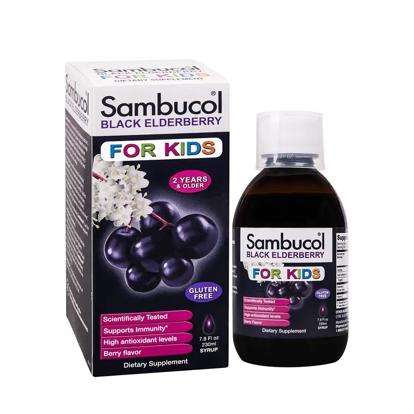 Sambucol Black Elderberry Syrup for Kids, 7.8 Fluid Ounce