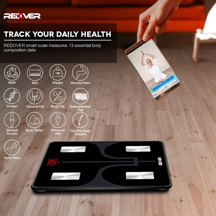 REDOVER Bluetooth Body Fat Scale