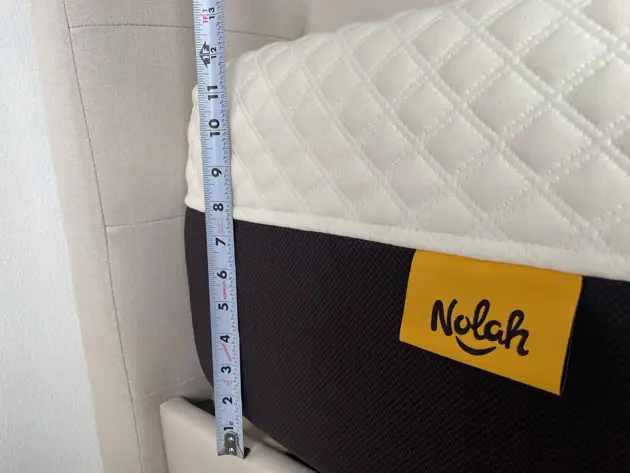nolah signature mattress height
